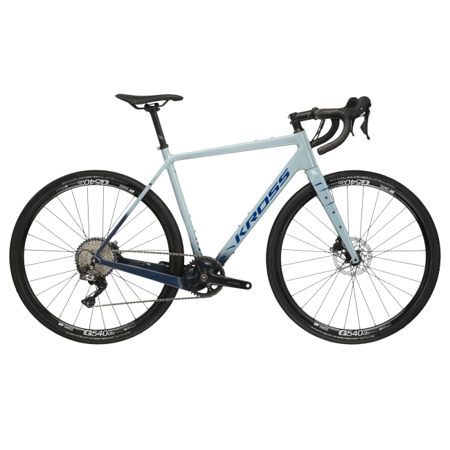 Bicicleta Gravel Kross Esker 7.0 28 inch albastra Shimano Grx