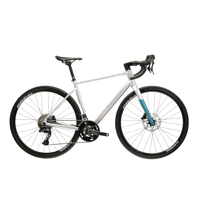 Bicicleta Gravel Kross Alta 2.0 28 inch argintie Shimano Cues