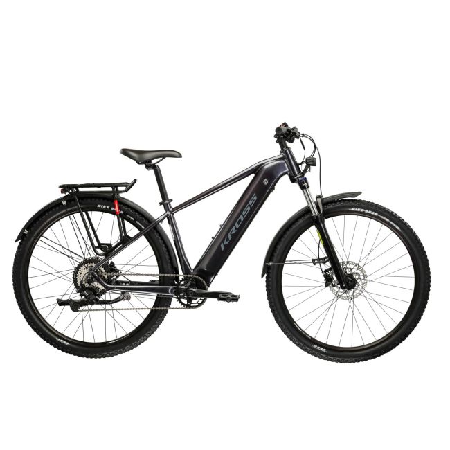 Bicicleta Electrica MTB Kross Hexagon Boost 1.0 EQ 29 inch grafit Shimano