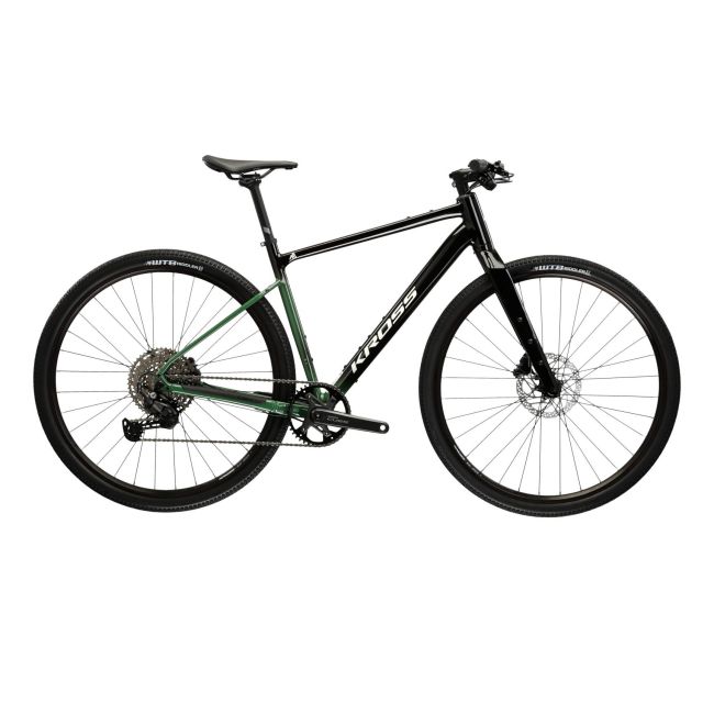 Bicicleta Gravel Kross Esker FL 28 inch neagra Shimano Cues