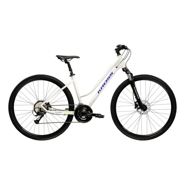 Bicicleta Trekking Kross Evado 4.0 28 inch gri Shimano Acera