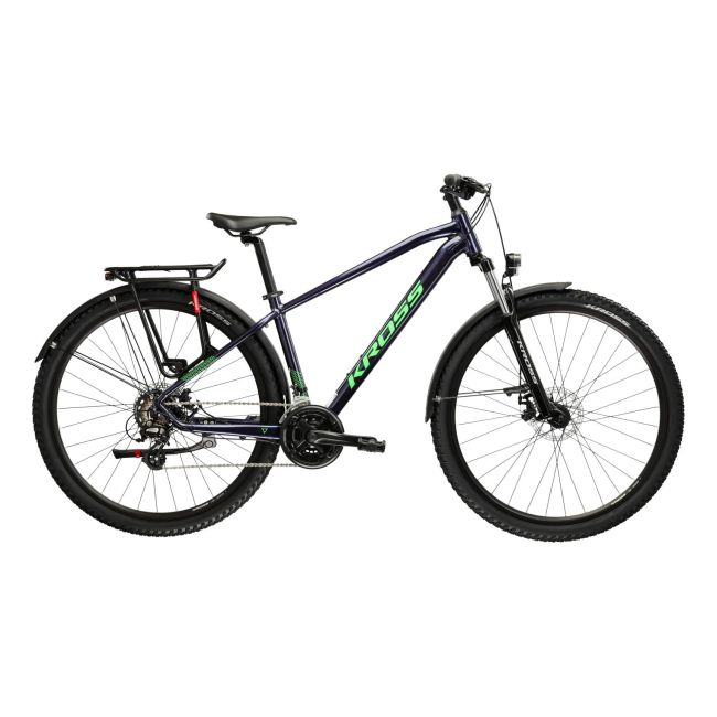 Bicicleta MTB Hardtail Kross Hexagon 2.0 EQ 27.5 inch bleumarin Shimano Altus