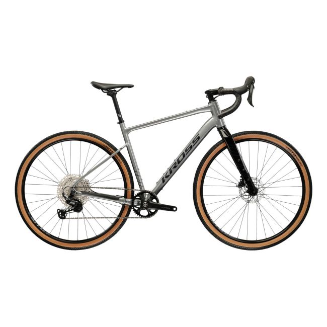 Bicicleta Gravel Kross Esker 5.0 28 inch gri Shimano Grx