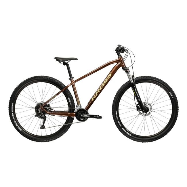 Bicicleta MTB Hardtail Kross Hexagon 5.0 27.5 inch maro Shimano Acera