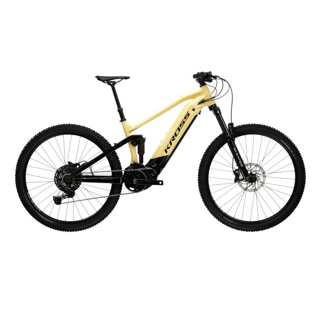 Bicicleta Electrica MTB Kross Grist Boost 1.0 29 inch bej Shimano Cues