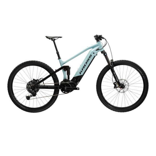Bicicleta Electrica MTB Kross Grist Boost 1.0 29 inch albastra Shimano Cues
