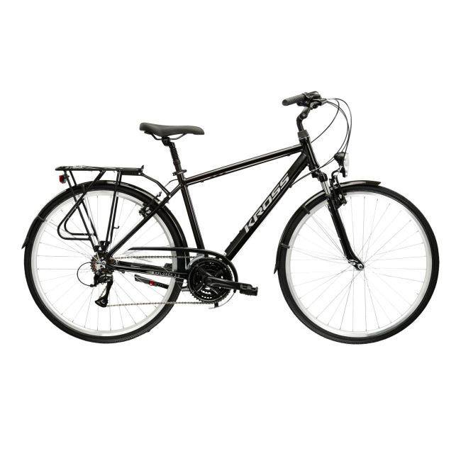 Bicicleta Trekking Kross Explorer 2.0 28 inch neagra