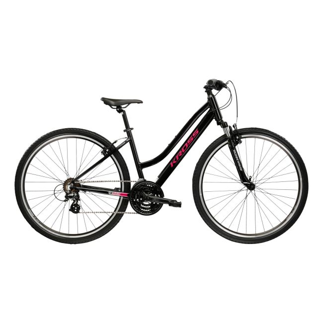 Bicicleta Trekking Kross Evado 2.0 28 inch neagra Shimano Altus