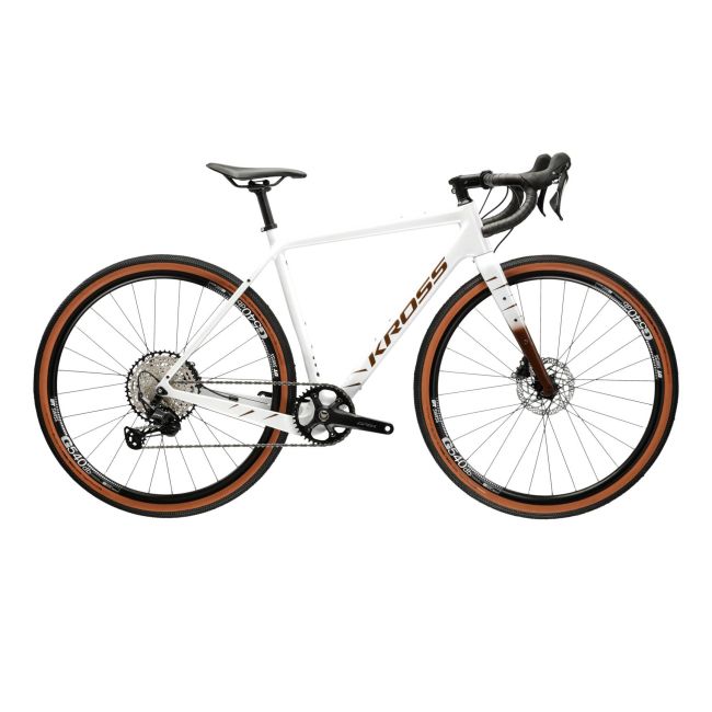 Bicicleta Gravel Kross Esker 7.0 28 inch alba Shimano Grx