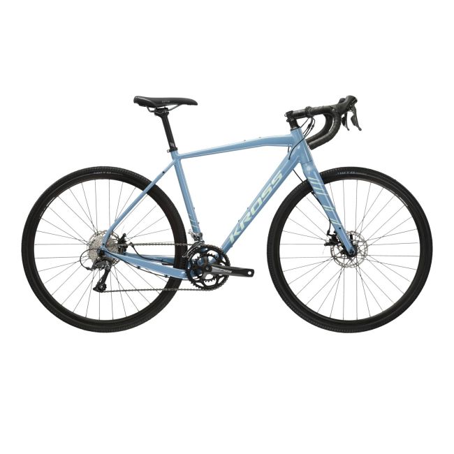 Bicicleta Gravel Kross Esker 1.0 28 inch albastra Shimano Cues