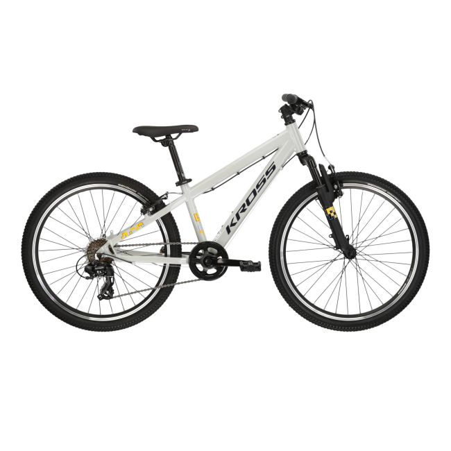 Bicicleta Copii Kross Dust JR 1.0 24 inch gri Shimano Tourney