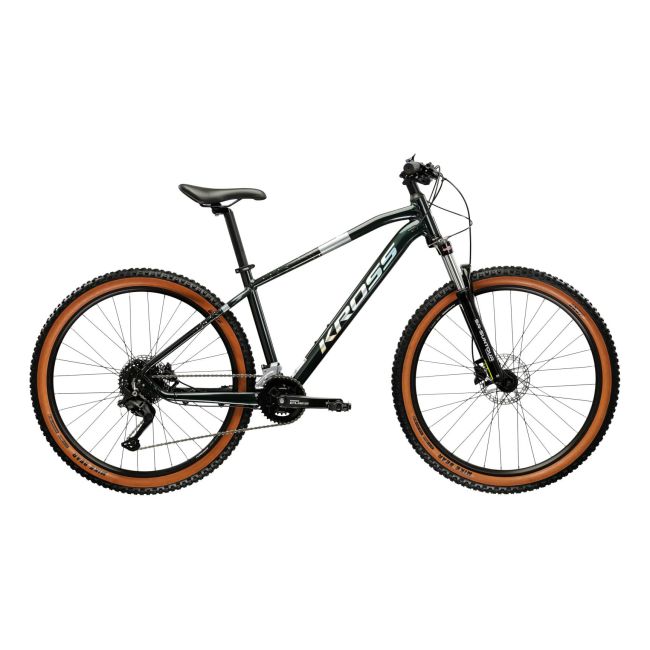 Bicicleta MTB Hardtail Kross Hexagon 5.0 ULT.RA 27.5 inch verde Shimano Cues