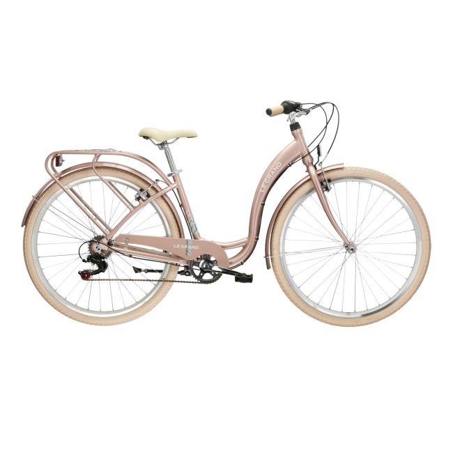 Bicicleta Urban Kross Lille 2 28 inch roz Shimano Tourney
