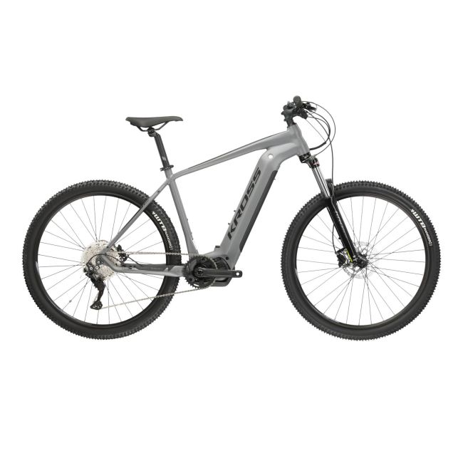 Bicicleta Electrica MTB Kross Level Boost 1.0 29 inch gri Shimano Deore