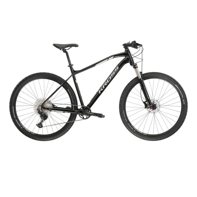 Bicicleta MTB Hardtail Kross Level 5.0 29 inch neagra Shimano Cues