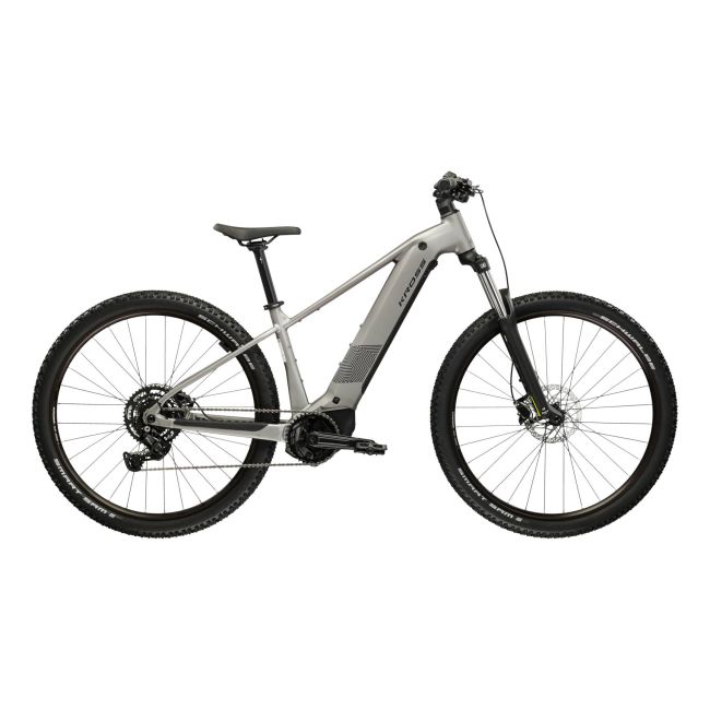 Bicicleta Electrica MTB Kross Influx HYB 2.0 600 29 inch argintie Shimano Cues
