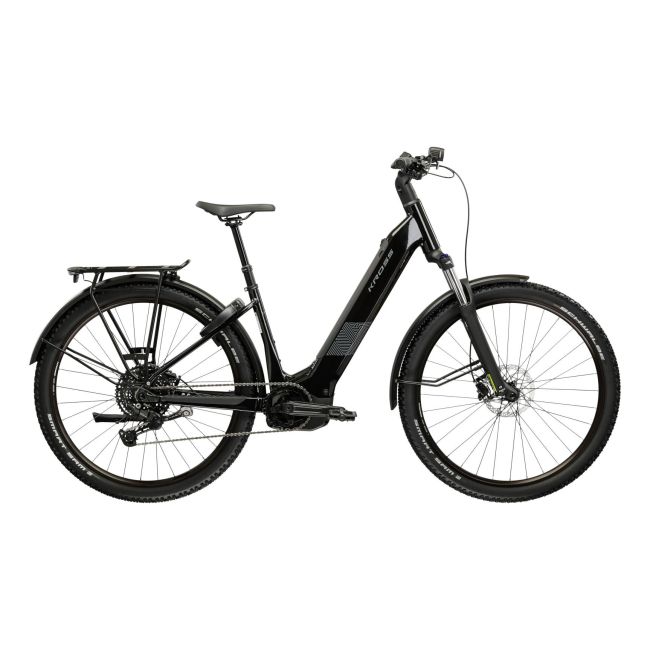 Bicicleta Electrica MTB Kross Influx HYB SUV LS 3.0 800 27.5 inch neagra Shimano Cues