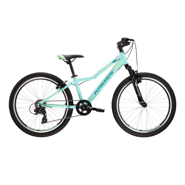 Bicicleta Copii Kross LEA JR 1.0 24 inch celadon Shimano Tourney