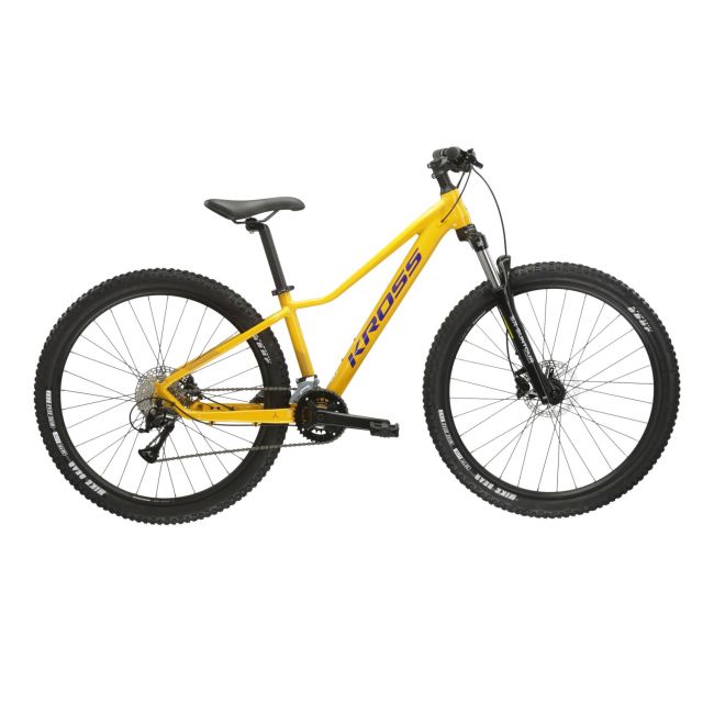 Bicicleta MTB Hardtail Kross LEA 4.0 27.5 inch galbena Shimano Acera