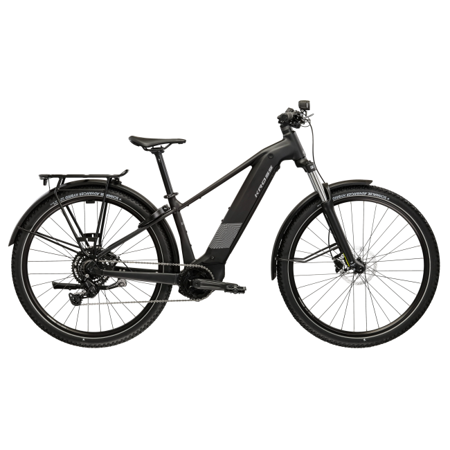 Bicicleta Electrica MTB Kross Influx SUV HYB 2.0 600 27.5 inch neagra Shimano Cues