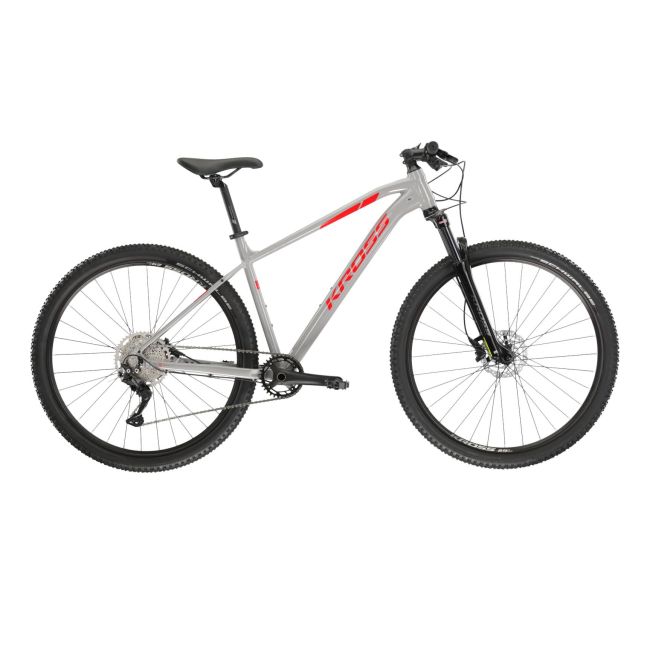 Bicicleta MTB Hardtail Kross Level 4.0 PW 29 inch gri Shimano Deore