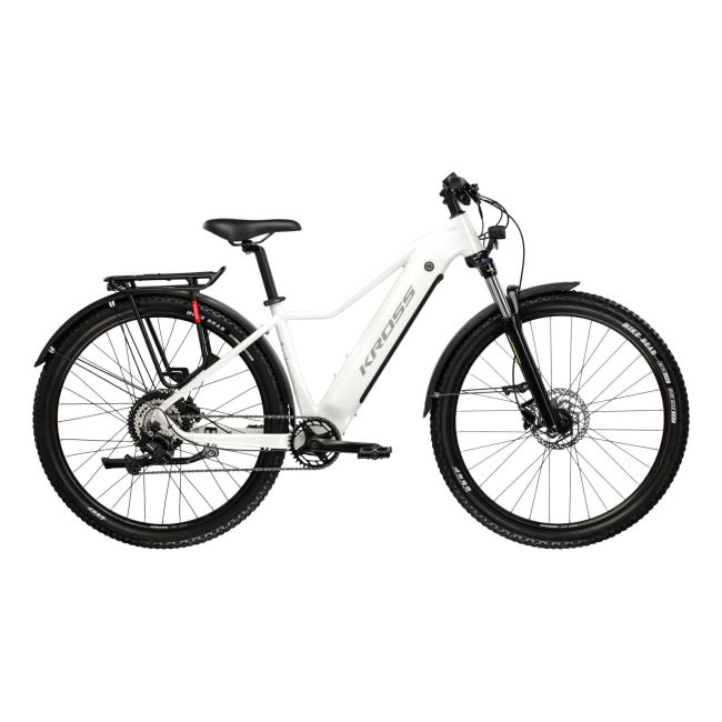 Bicicleta Electrica MTB Kross LEA Boost 1.0 EQ 29 inch perla Shimano