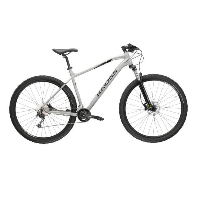 Bicicleta MTB Hardtail Kross Level 3.0 SM 29 inch gri Shimano Deore
