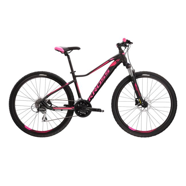 Bicicleta MTB Hardtail Kross LEA 6.0 27.5 inch neagra Shimano Acera
