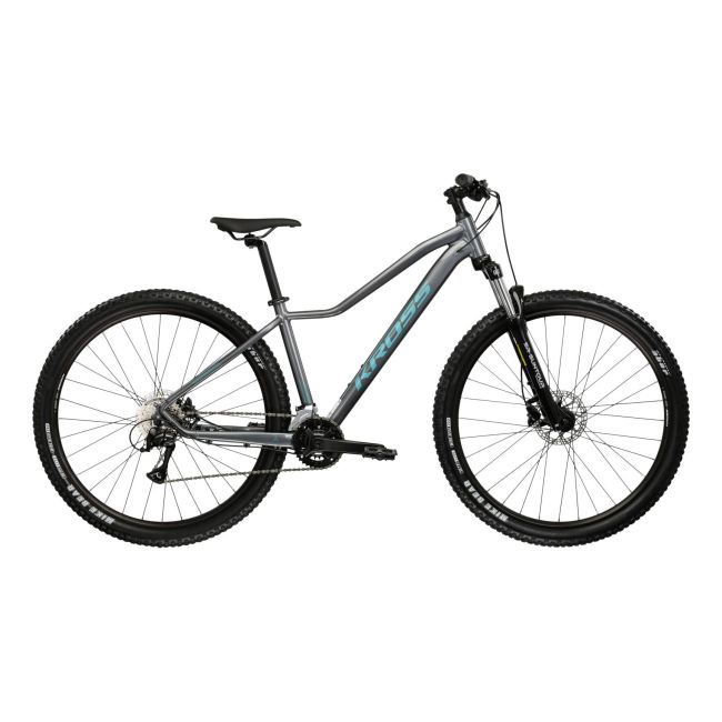 Bicicleta MTB Hardtail Kross LEA 4.0 27.5 inch gri Shimano Acera