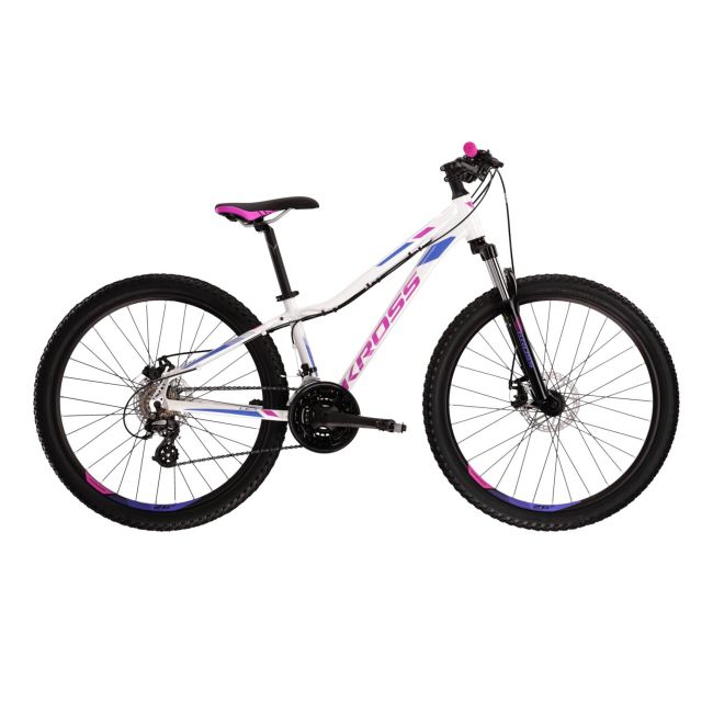 Bicicleta MTB Hardtail Kross LEA 3.0 29 inch alba Shimano Altus