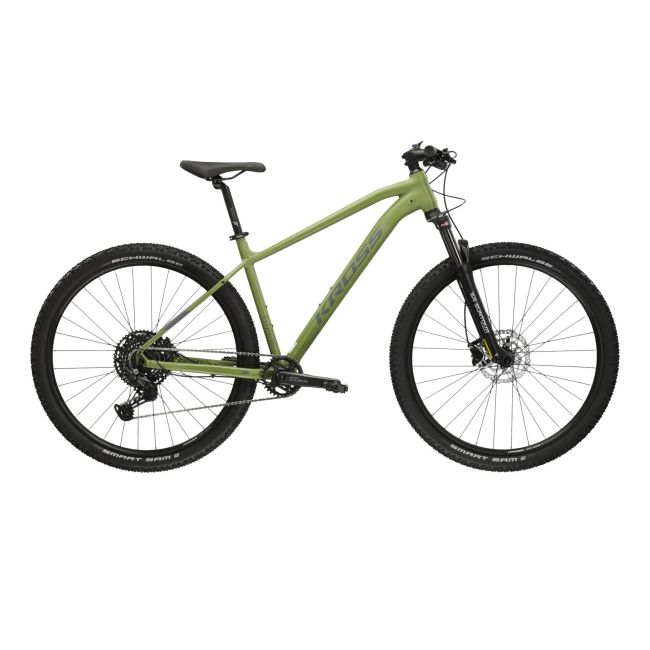Bicicleta MTB Hardtail Kross Level 4.0 29 inch kaki Shimano Deore