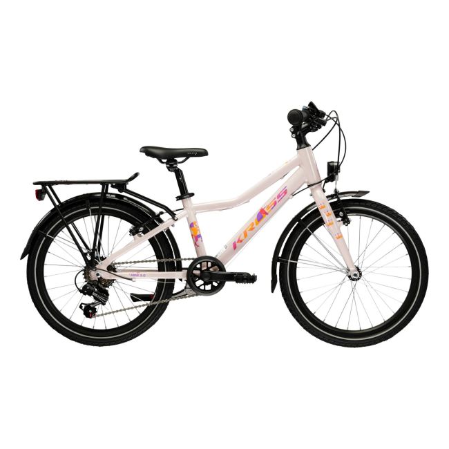 Bicicleta Copii Kross LEA Mini 3.0 EQ 20 inch roz Shimano Tourney