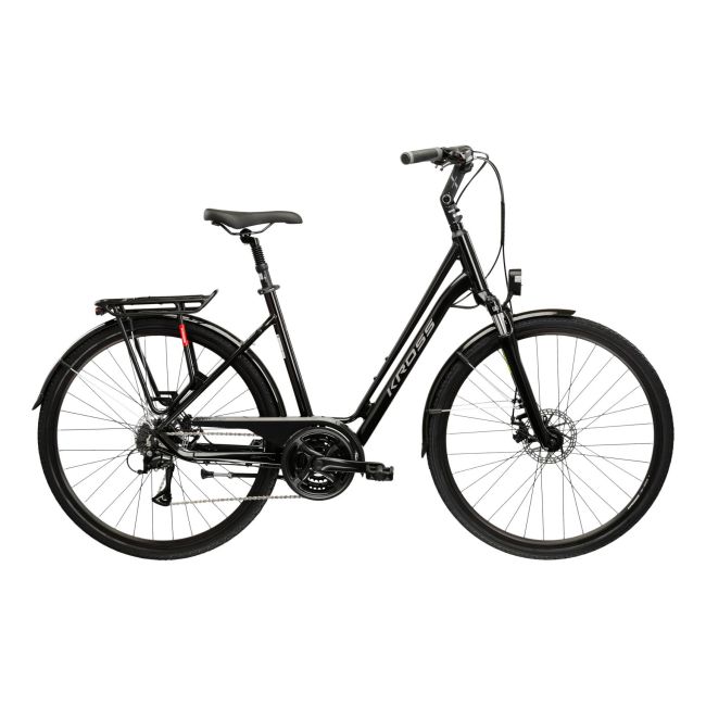 Bicicleta Urban Kross Sentio 3.0 28 inch neagra Shimano Acera