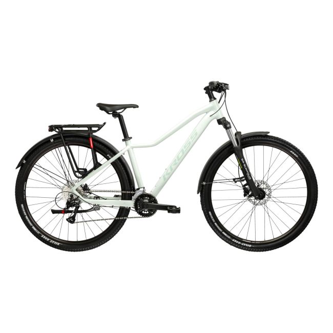 Bicicleta MTB Hardtail Kross LEA 4.0 EQ 27.5 inch mint Shimano Acera
