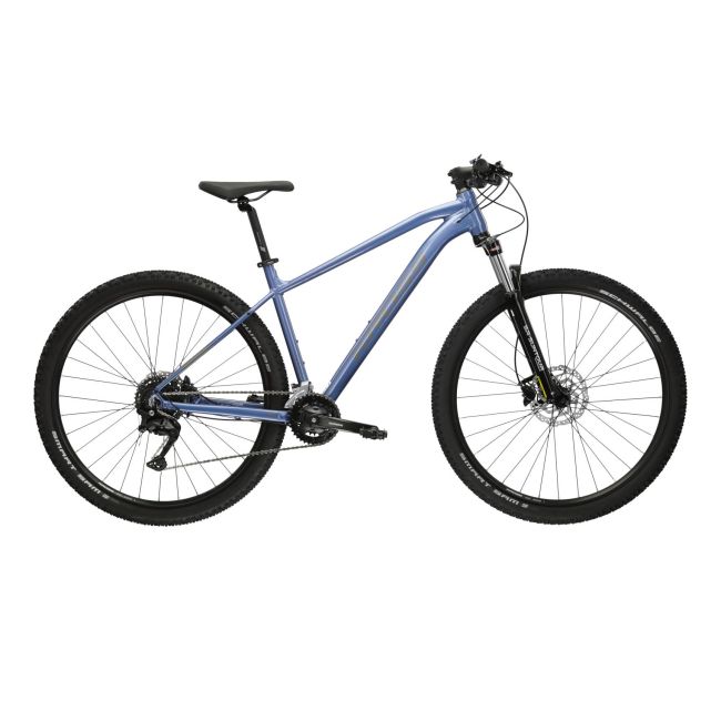 Bicicleta MTB Hardtail Kross Level 2.0 29 inch albastra Shimano Cues