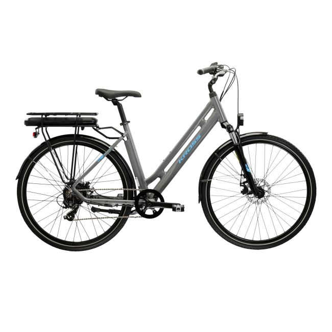Bicicleta Electrica City Kross Sentio Hybrid 28 inch albastra Shimano Tourney