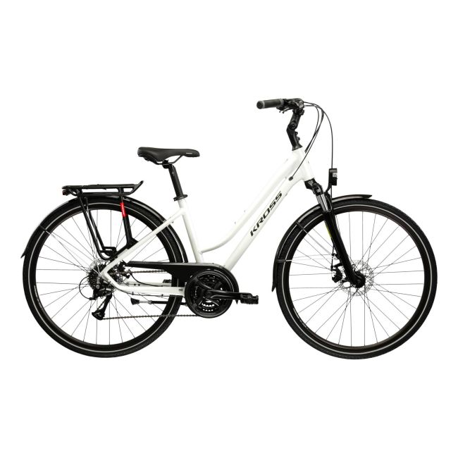 Bicicleta Urban Kross Trans 3.0 28 inch perla Shimano Acera