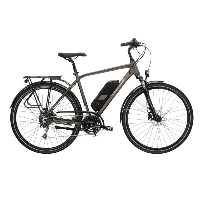 Bicicleta Electrica Trekking Kross Trans Hybrid 28 inch maro Shimano Tourney