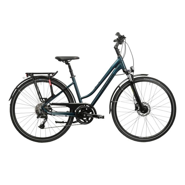 Bicicleta Trekking Kross Trans 7.0 28 inch turcoaz Shimano Cues