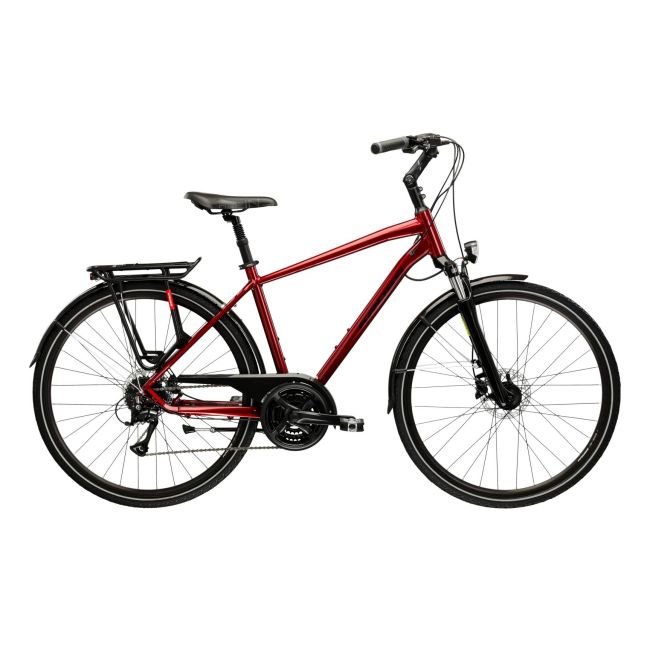 Bicicleta Urban Kross Trans 4.0 28 inch rosie Shimano Acera