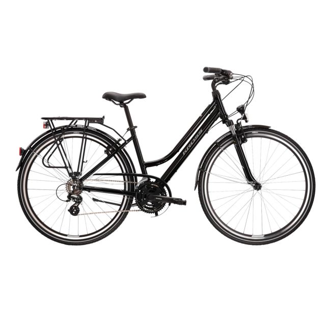 Bicicleta Urban Kross Trans 2.0 28 inch neagra Shimano Altus