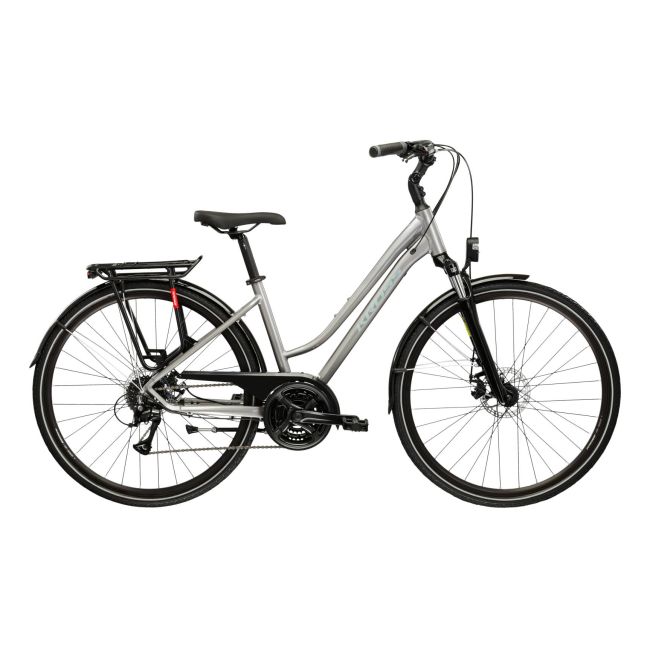 Bicicleta Urban Kross Trans 3.0 28 inch argintie Shimano Acera