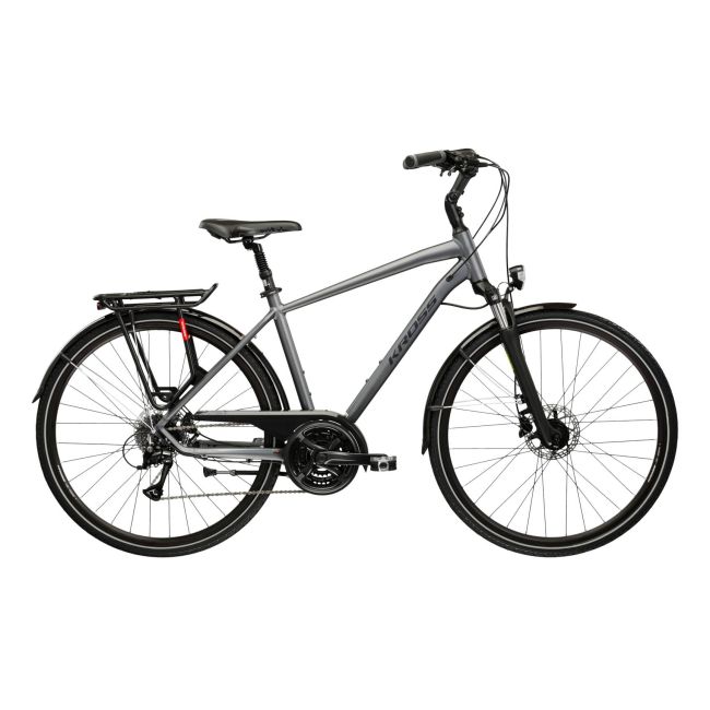 Bicicleta Urban Kross Trans 4.0 28 inch gri Shimano Acera