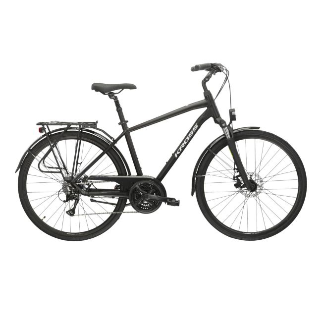 Bicicleta Trekking Kross Trans 3.0 BG 28 inch neagra Shimano Acera