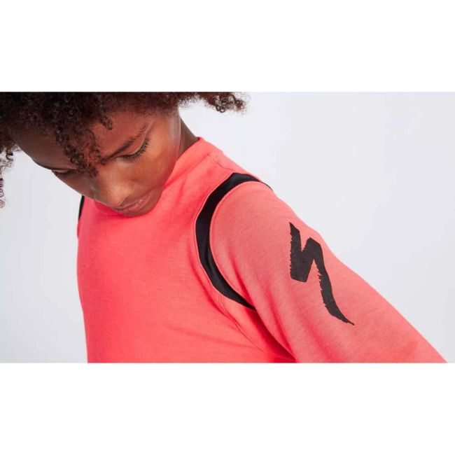 Tricou SPECIALIZED Youth Trail LS - Imperial Red