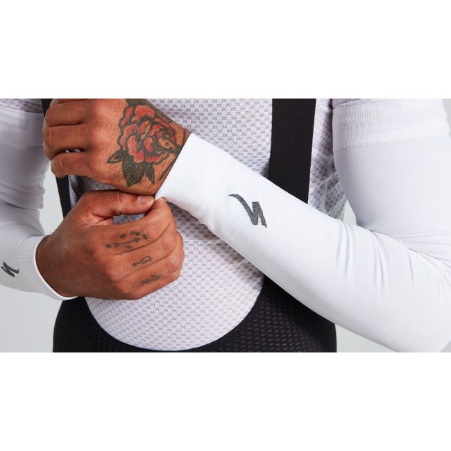 Incalzitoare brate SPECIALIZED Seamless UV - White