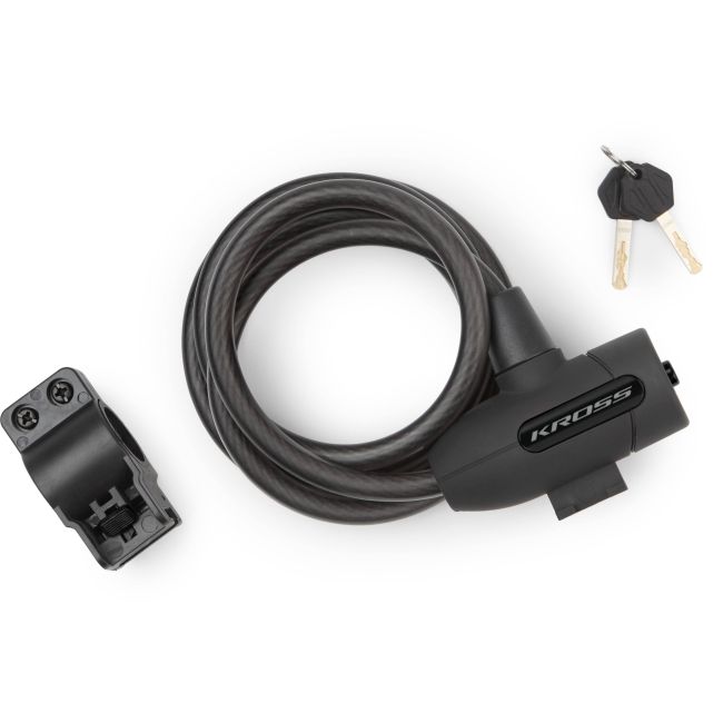 Kross Spiral Cable Lock Kzk 200M W/key&bracket