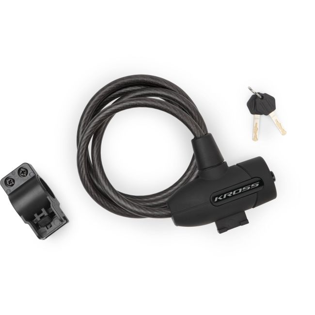 Kross Spiral Cable Lock Kzk 110M W/key&bracket