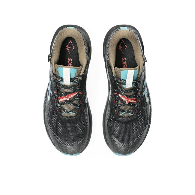 Pantofi alergare trail ASICS Trabuco 14 GTX (GORE-TEX) - negru | Misty Pine - impermeabili