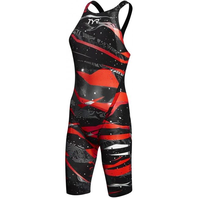 TYR Avictor Omaha Nights Open Back Negru-Rosu